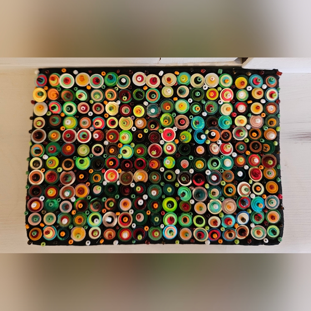 Sequin change purse